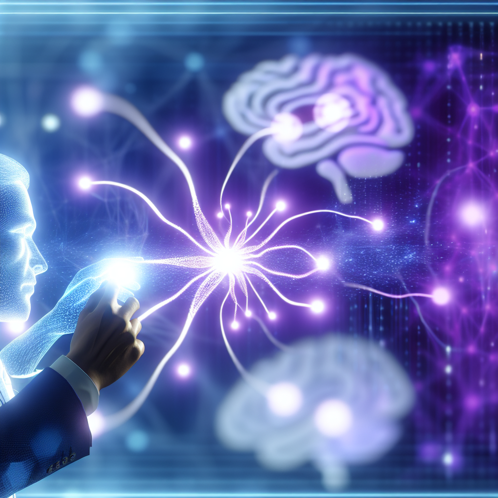 Illustration showing clear mind with neural connections for mental clarity and cognitive function