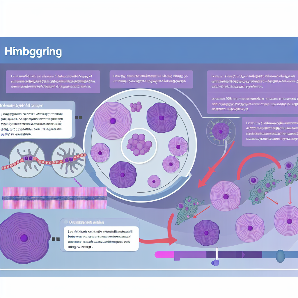 HMGB1 protein role in aging and cellular senescence scientific infographic