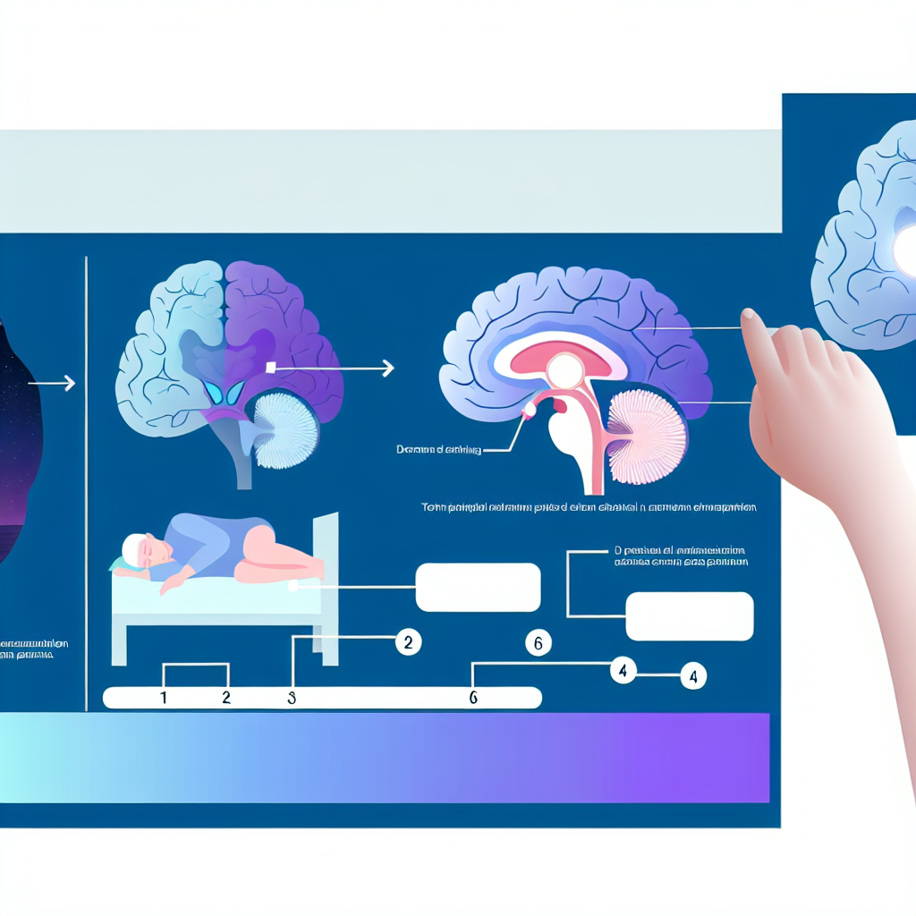 Sleep stages and glymphatic system activity throughout the night infographic