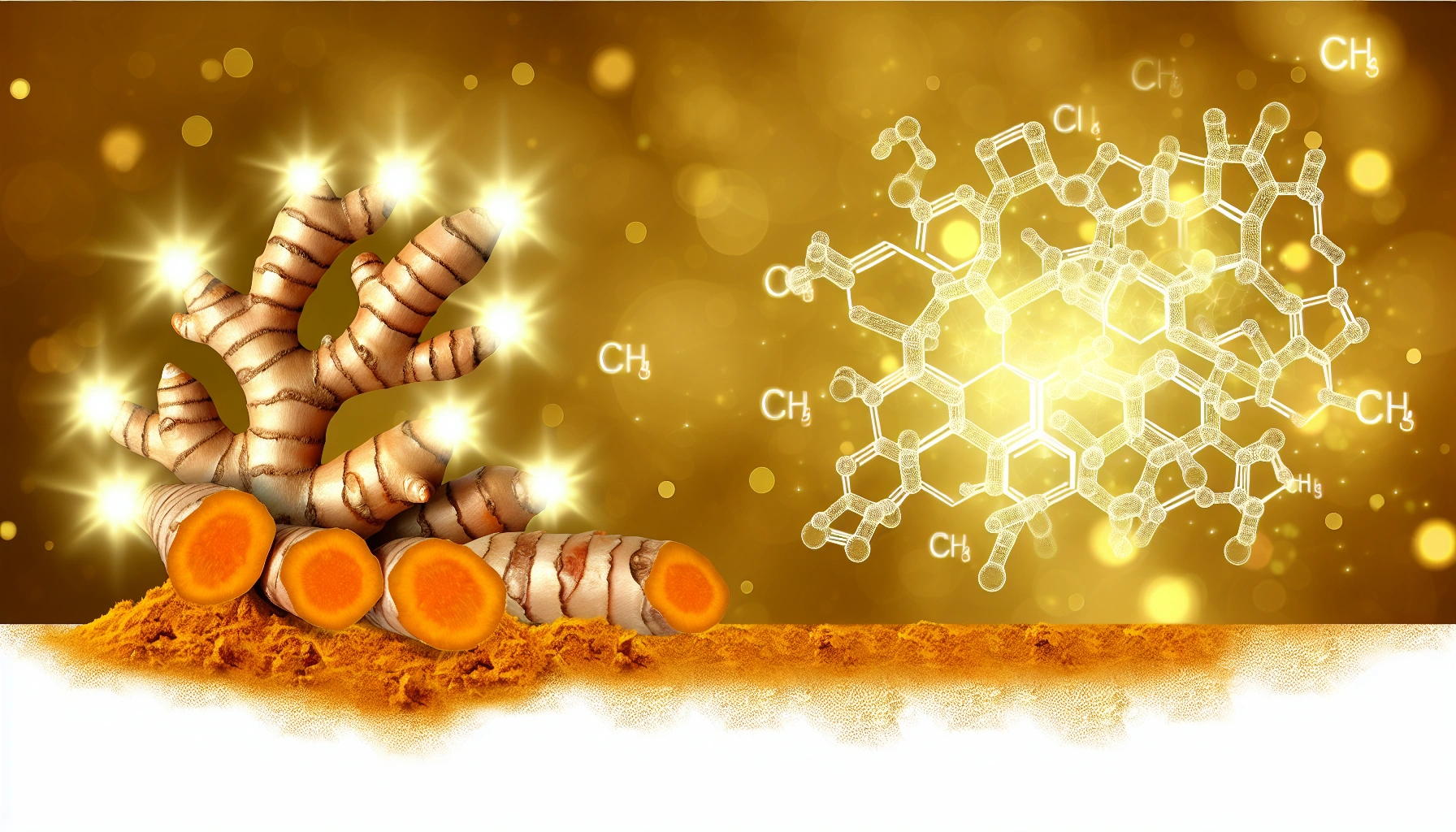 Curcumin from turmeric - powerful anti-inflammatory compound for joint health and longevity